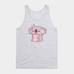 Cute Napping Koala Bear Tank Top